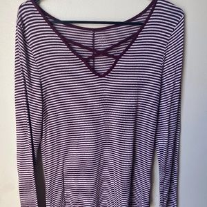 So Long Sleeve Criss Cross Shirt